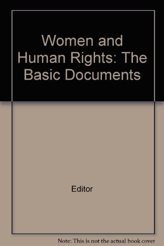 Stock image for Women and Human Rights: The Basic Documents for sale by Wonder Book