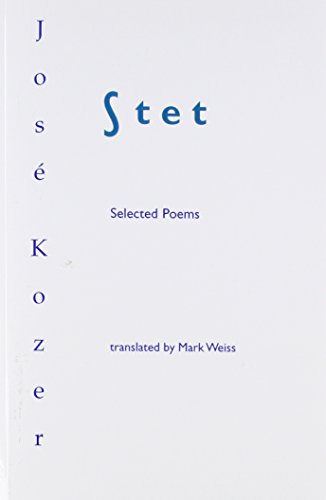 Imagen de archivo de Stet: Selected Poems a la venta por HPB-Red