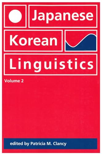 Stock image for Japanese/Korean Linguistics, Volume 2 (Volume 2) for sale by HPB-Red