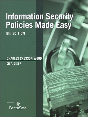 Beispielbild fr Information Security Policies Made Easy Version 8 zum Verkauf von HPB-Red