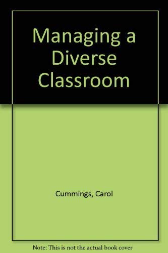9781881660033: Managing a Diverse Classroom