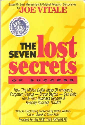 Stock image for The Seven Lost Secrets of Success for sale by SecondSale