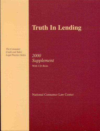 Truth in Lending 2000 Supplement (9781881793953) by Elizabeth Renuart