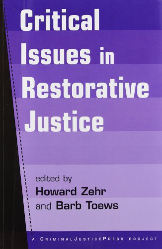 Beispielbild fr Critical Issues in Restorative Justice zum Verkauf von Booksavers of Virginia