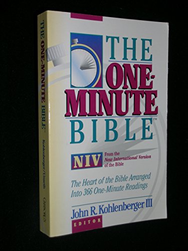 Beispielbild fr The One-Minute Bible: New International Version zum Verkauf von SecondSale