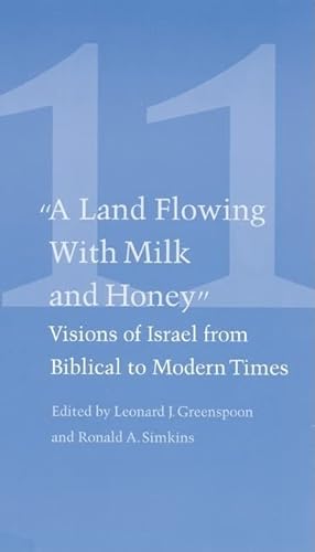 9781881871408: Studies in Jewish Civilization: Visions of Israel from Biblical to Modern Times: Volume 11 (Studies in Jewish Civilisation)