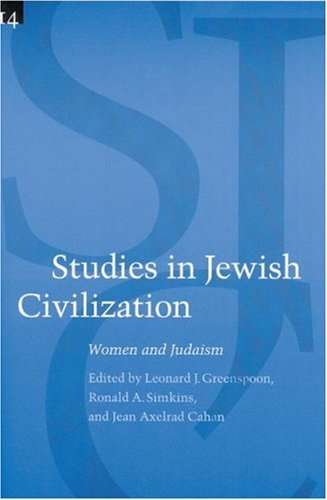 Beispielbild fr Studies in Jewish Civilization: Women and Judaism: 14 zum Verkauf von Midtown Scholar Bookstore