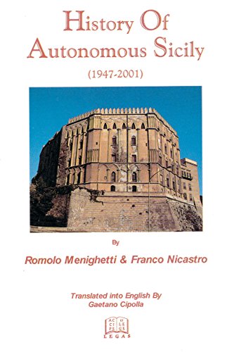 Beispielbild fr History of Autonomous Sicily zum Verkauf von ThriftBooks-Dallas