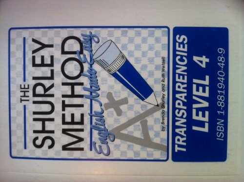 9781881940487: The Shurley Method English Made Easy Transparencies Level 4 (English Made Easy)