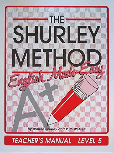 9781881940579: The Shurley Method: English Made Easy Teacher's Manual Level 5