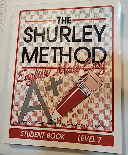 Beispielbild fr The Shurley Method: English Made Easy- Student Book, Level 7 zum Verkauf von Front Cover Books