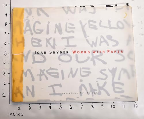 Beispielbild fr Joan Snyder: Works with Paper zum Verkauf von Frank J. Raucci, Bookseller