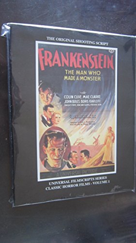 Beispielbild fr Frankenstein (Universal Filmscripts Series: Classic Horror Films) zum Verkauf von Sunshine State Books