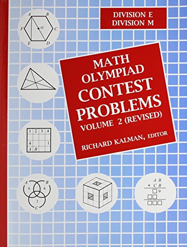 9781882144112: Math Olympiad Contest Problems, Volume 2 (REVISED)