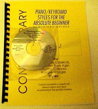 Imagen de archivo de Contemporary Keyboard Styles for the Absolute Beginner (Book & CD) a la venta por Doss-Haus Books