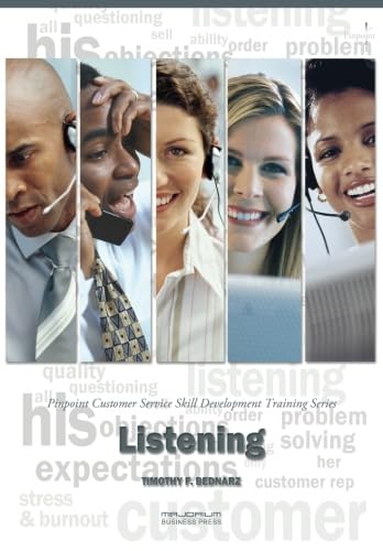 Stock image for Listening: Pinpoint Customer Service Skill Development Training Series for sale by Revaluation Books