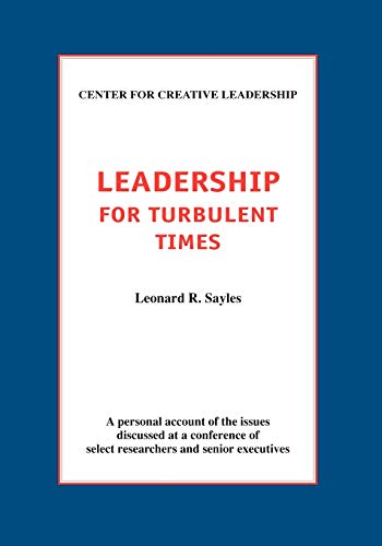 9781882197071: Leadership for Turbulent Times