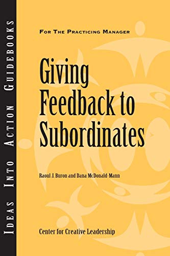 Stock image for Giving Feedback to Subordinates for sale by Jenson Books Inc