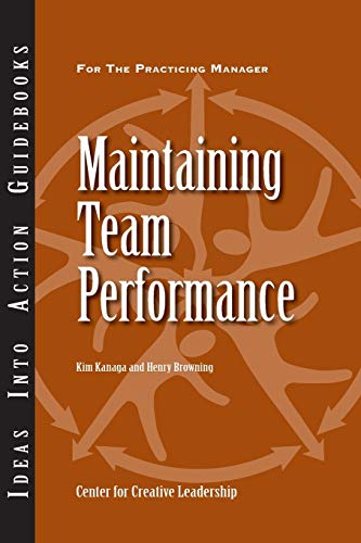 Beispielbild fr Maintaining Team Performance zum Verkauf von Wonder Book