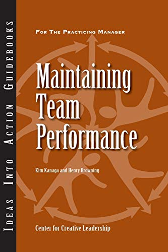 Stock image for Maintaining Team Performance for sale by Wonder Book