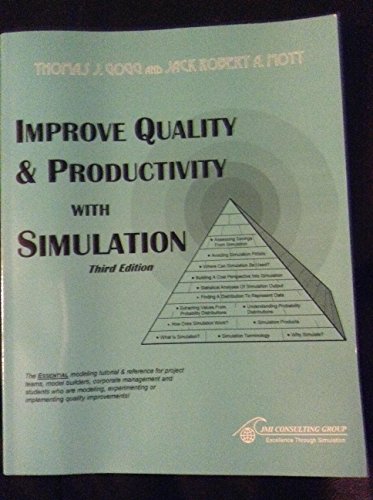 Imagen de archivo de Improve Quality & Productivity With Simulation a la venta por Bingo Books 2