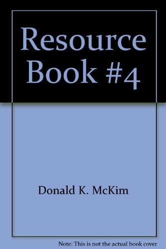 Imagen de archivo de Resource Book #4 (Foundational Courses) a la venta por HPB-Diamond