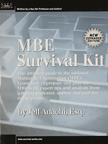 Stock image for MBE Survival Kit for sale by SecondSale