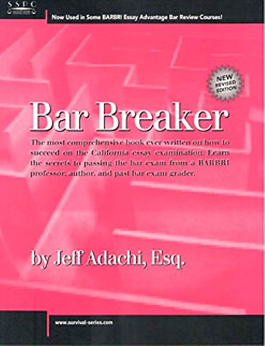 Beispielbild fr Bar Breaker zum Verkauf von SecondSale