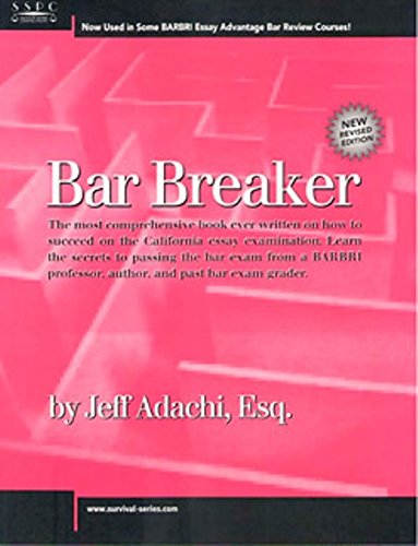 Stock image for Bar Breaker for sale by SecondSale
