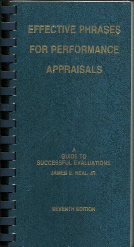 9781882423071: Effective Phrases for Performance Appraisals: A Guide to Successful Evaluations