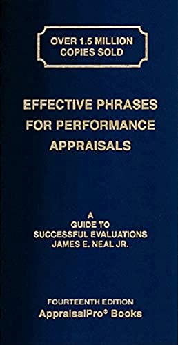 Beispielbild fr Effective Phrases for Performance Appraisals: A Guide to Successful Evaluations zum Verkauf von Buchpark