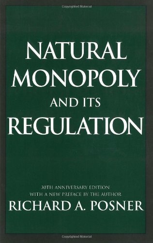 Stock image for Natural Monopoly and Its Regulation for sale by Wonder Book