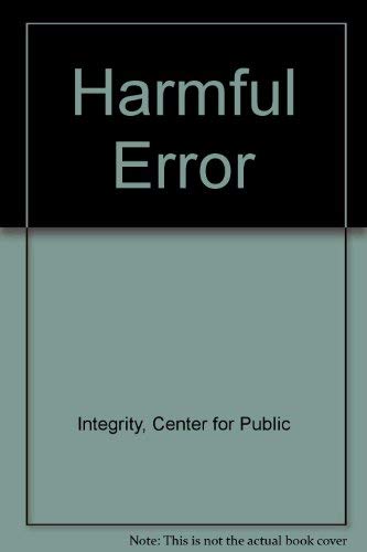 Stock image for Harmful Error for sale by Better World Books