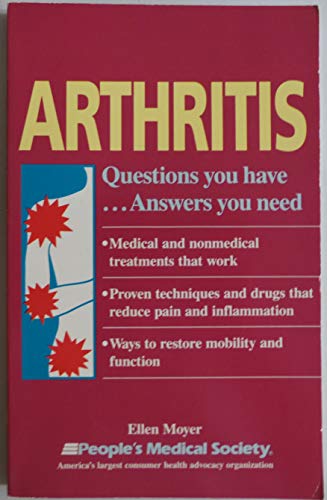 9781882606016: Arthritis: Questions You Have-- Answers You Need