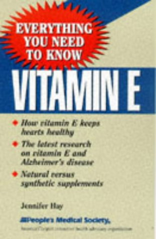 Imagen de archivo de Vitamin E a la venta por ThriftBooks-Dallas