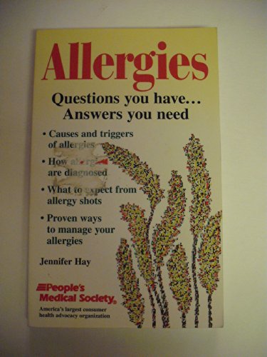 Imagen de archivo de Allergies: Questions You Have.Answers You Need a la venta por Apple Book Service