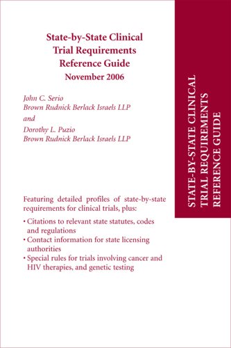 Stock image for State-by-State Clinical Trial Requirements Reference Guide: November 2006 for sale by Irish Booksellers