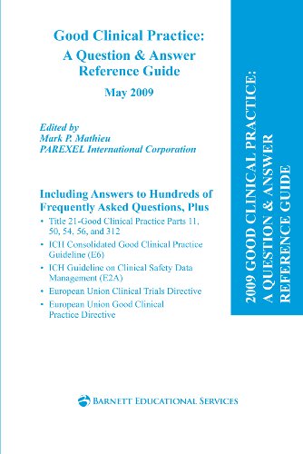 Stock image for Good Clinical Practice: A Question and Answer Reference Guide, May 2009 for sale by Hawking Books