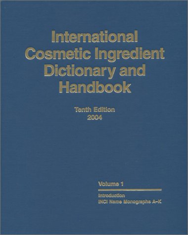 9781882621347: International Cosmetic Ingredient Dictionary