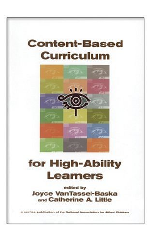 Beispielbild fr Content Based Curriculum for High Ability Learners zum Verkauf von Decluttr