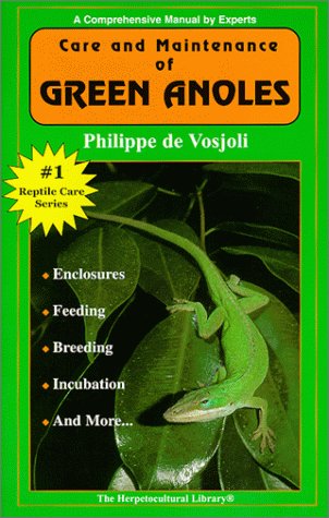 9781882770175: Care and Maintenance of Green Anoles (The Herpetocultural Library)