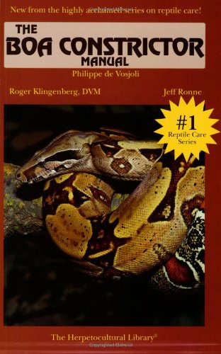 Imagen de archivo de Boa Constrictor Manual (Herpetocultural Library) a la venta por Greener Books