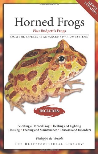 Imagen de archivo de Horned Frogs (Herpetocultural Library) a la venta por Pieuler Store