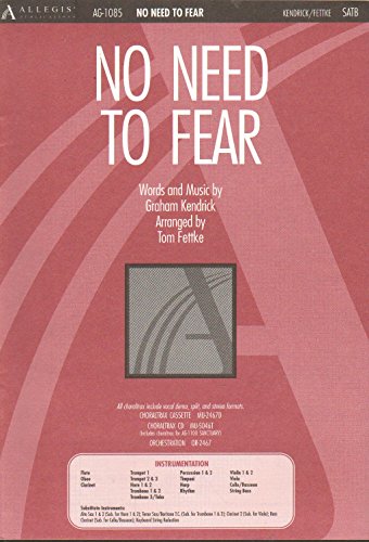 No Need to Fear (9781882854073) by Tom Fettke