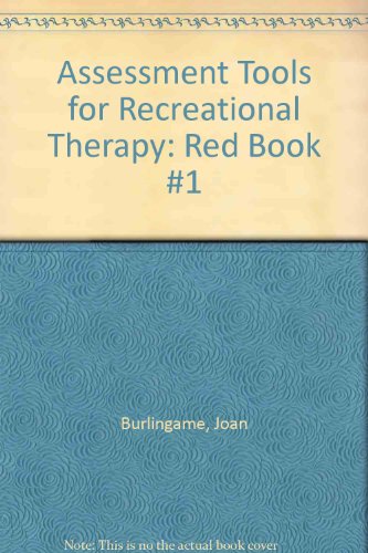 9781882883028: Assessment Tools for Recreational Therapy: Red Book #1
