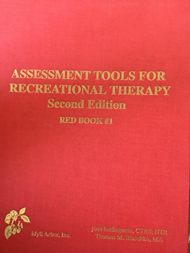 9781882883318: Assessment Tools for Recreational Therapy: Red Book #1