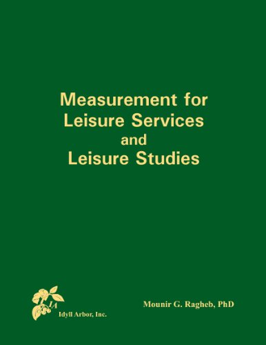 Beispielbild fr Measurement for Leisure Services and Leisure Studies zum Verkauf von Better World Books