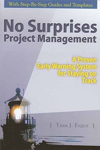 Beispielbild fr No Surprises Project Management: A Proven Early Warning System for Staying on Track zum Verkauf von Goodwill Books