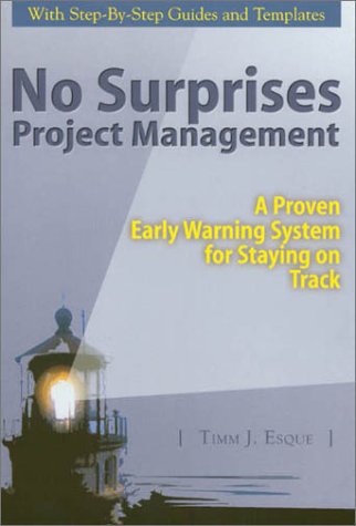 Beispielbild fr No Surprises Project Management (A Proven Early Warning System for Staying on Track) zum Verkauf von SecondSale