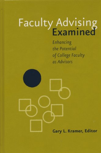 Imagen de archivo de Faculty Advising Examined : Enhancing the Potential of College Faculty As Advisors a la venta por Better World Books